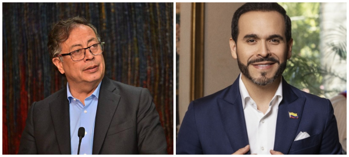 El presidente Gustavo Petro y Abelardo de la Espriella.