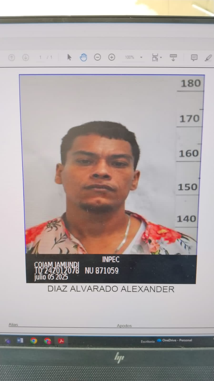 El 'Monstruo de Anapoima' fue recapturado.