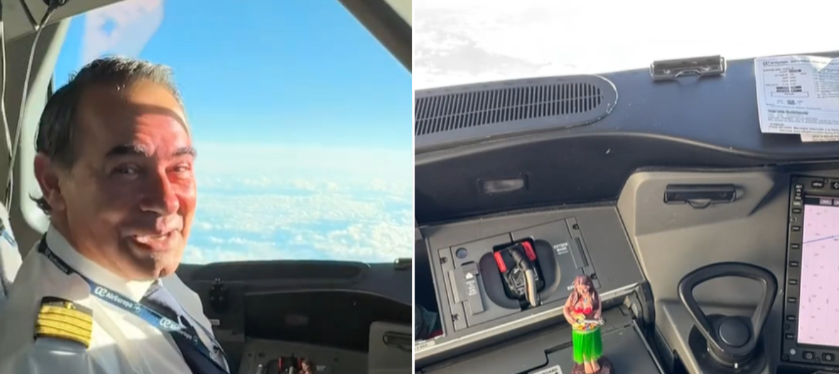 Así se registra una fuerte turbulencia.