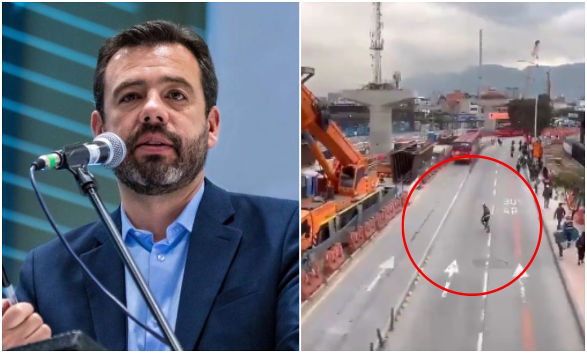 Alcalde Carlos Fernando Galán se pronunció por trabajador del Metro de Bogotá que atacó a bus de TransMilenio