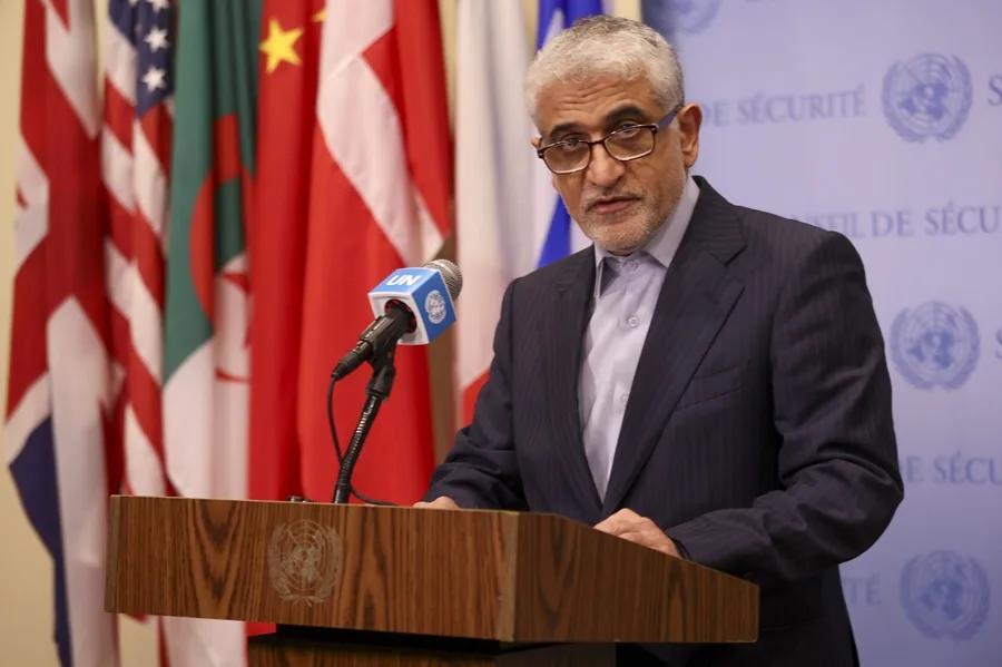 El embajador de las Naciones Unidas en Irán, Amir Saeid Iravani.