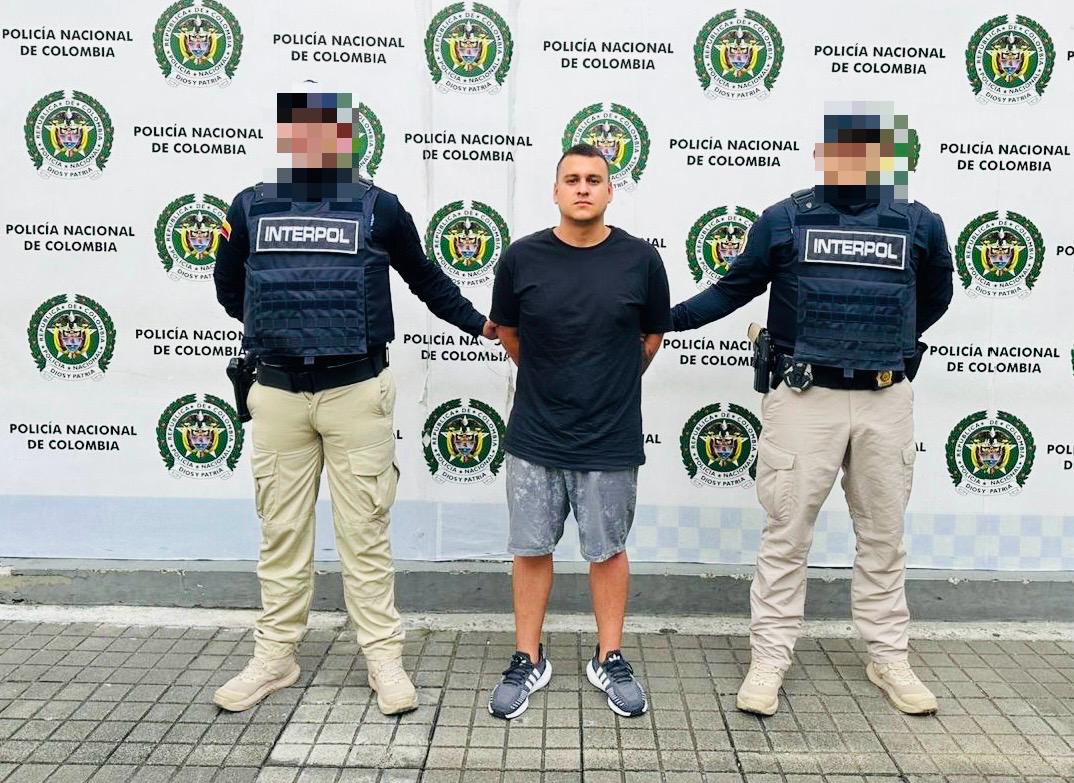 la captura del ciudadano colombiano Juan Camilo Leyton Ruiz,