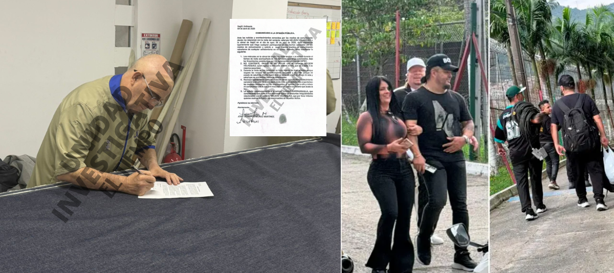 Este es el comunicado de alias Douglas.