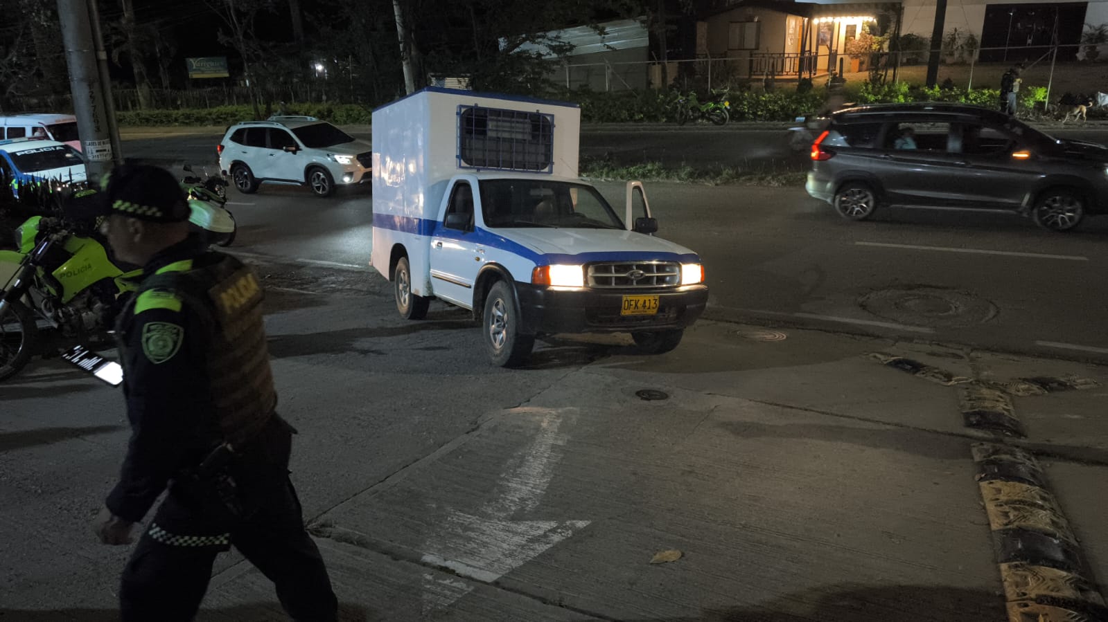 Atentado contra subdirectores de la cárcel Palogordo