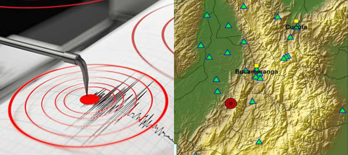 Temblor en Colombia.