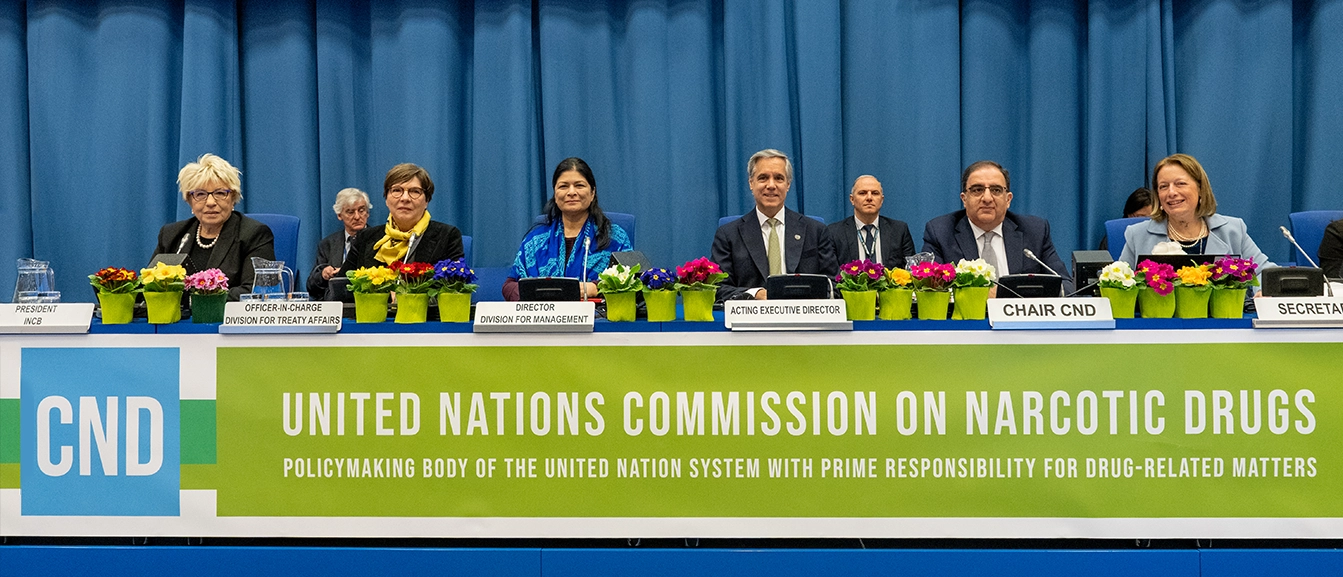 Opening session of the 69th Commission on Narcotic Drugs in Vienna, Austria