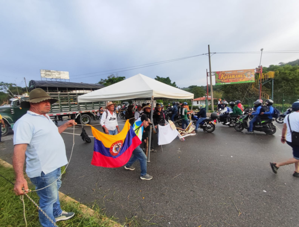 Bloqueos en Santander y Norte de Santander