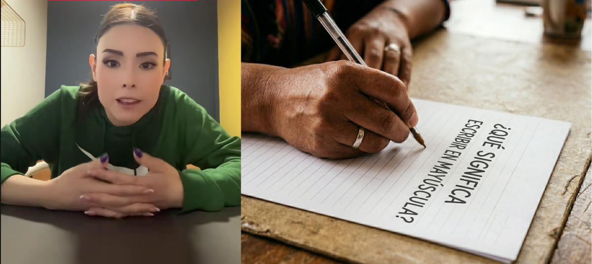 ¿Qué significa cuando una persona escribe siempre en mayúscula