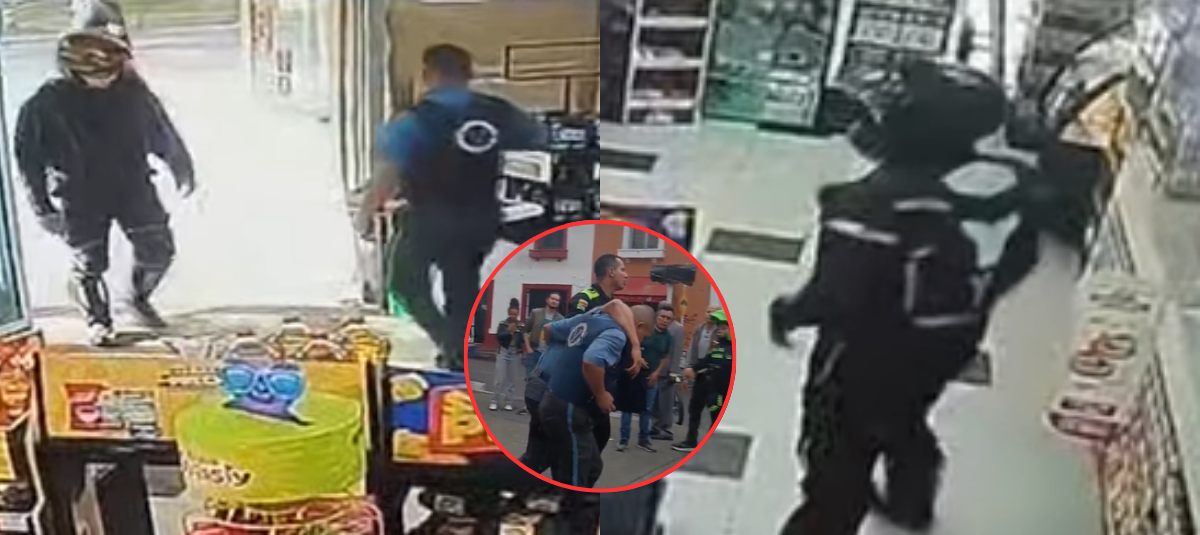 Violento robo en Bogotá.
