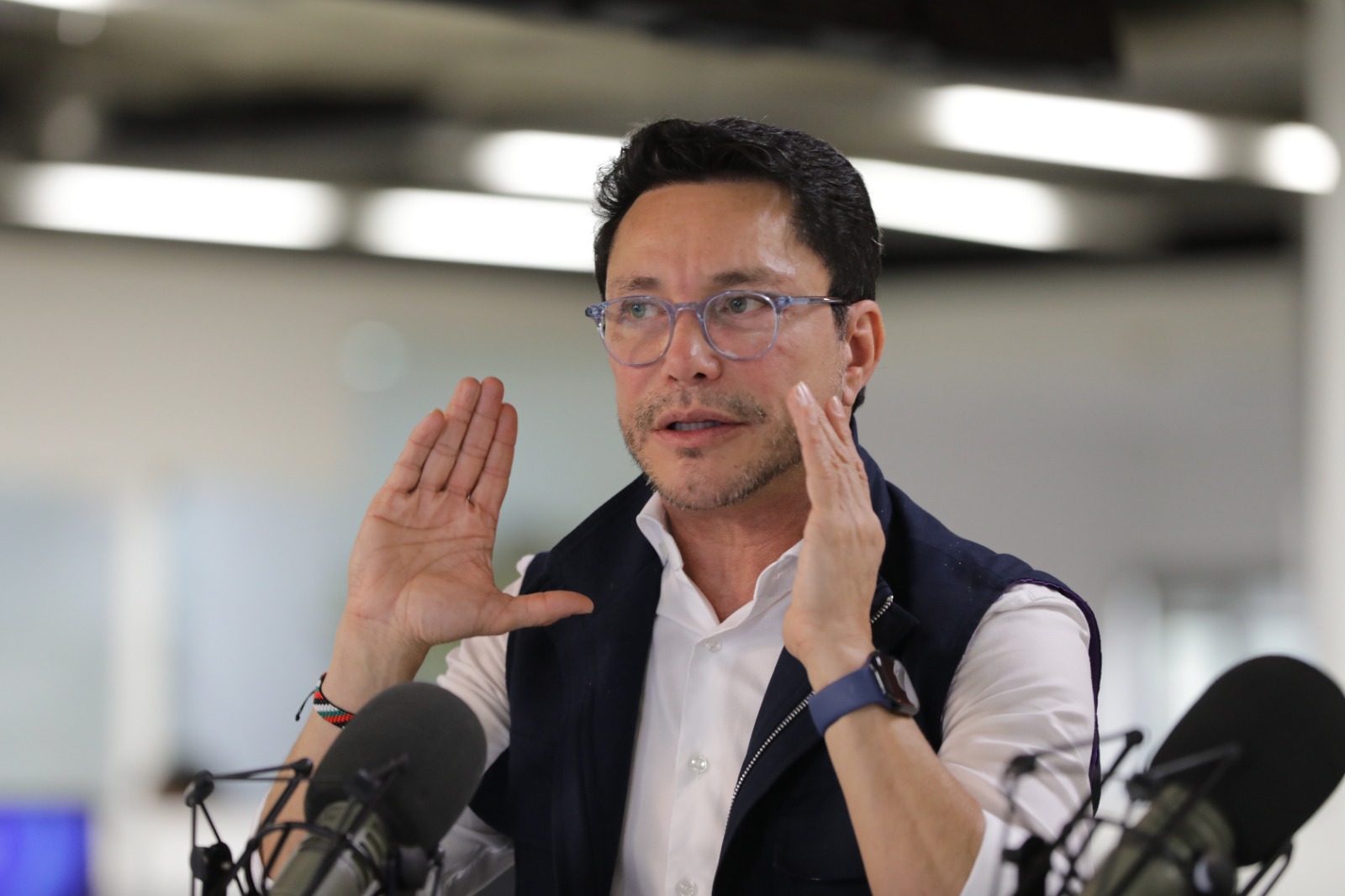 Carlos Caicedo, candidato presidencial, en entrevista con EL TIEMPO