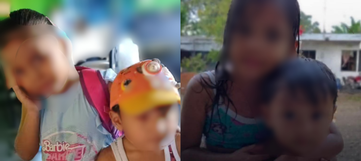 Los menores de 8 y 5 años se habrían quedado solos.