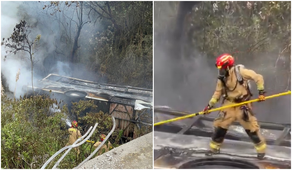 El accidente se produjo a la altura del kilómetro 57 de la vía Cuenca-Molleturo