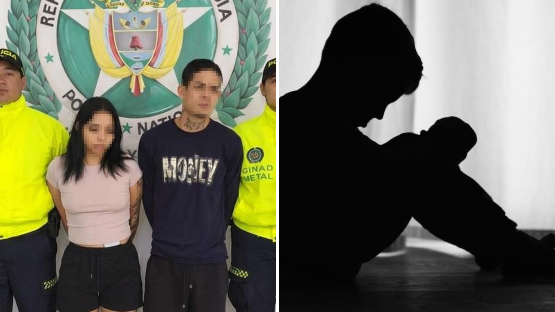 La madre y el padrastro de un niño de dos años fueron capturados por agredirlo brutalmente en un hotel del centro de Medellín.