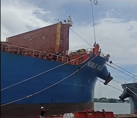 Incidente en el puerto de Buenaventura.