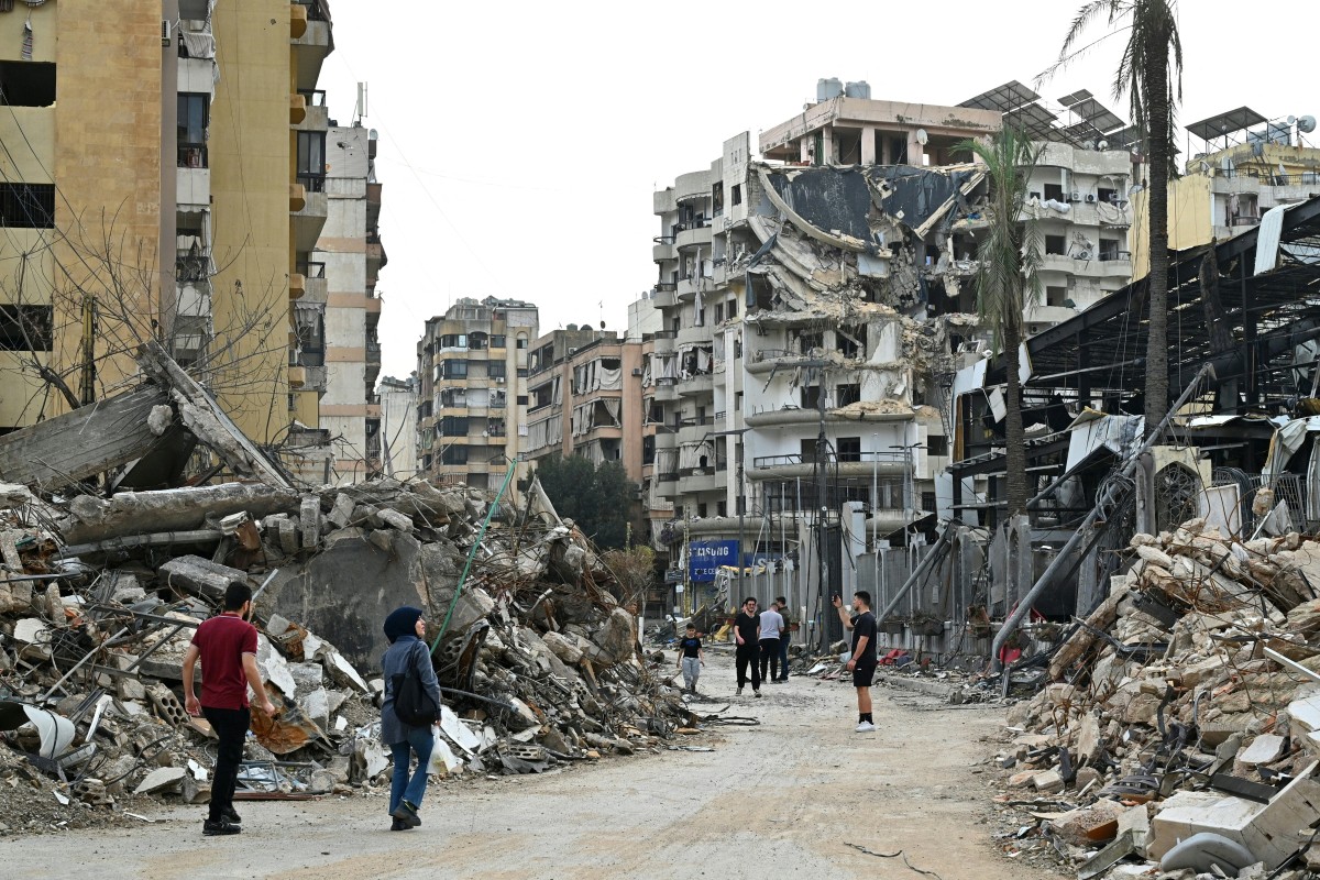 Complejo Sayyid al-Shuhada de Hezbolá en los suburbios del sur de Beirut, Líbano