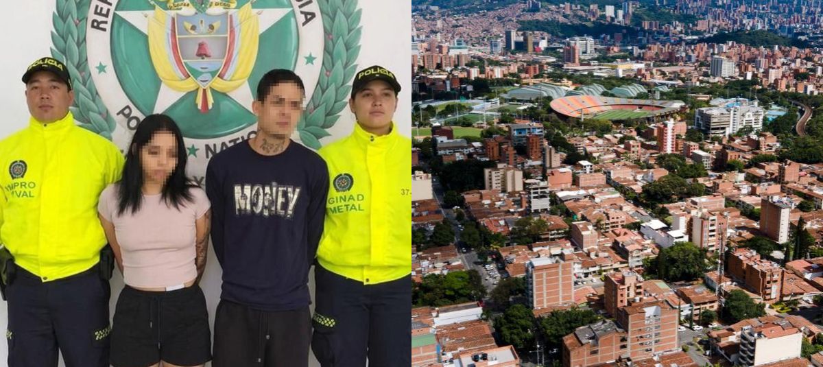 Papás que golpeaban a su hijo en Medellín.