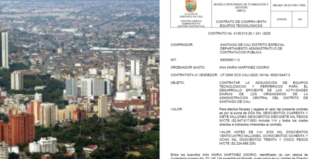 Contrato polémico por compra de computadores y otros equipos tecnológicos en Cali.