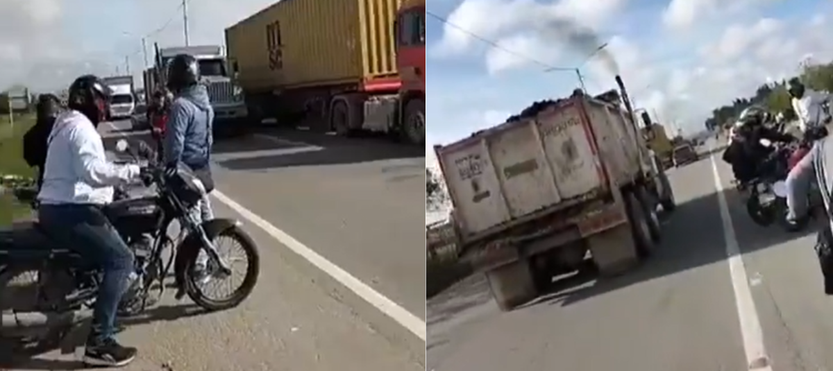 Accidente vía Madrid-Bogotá