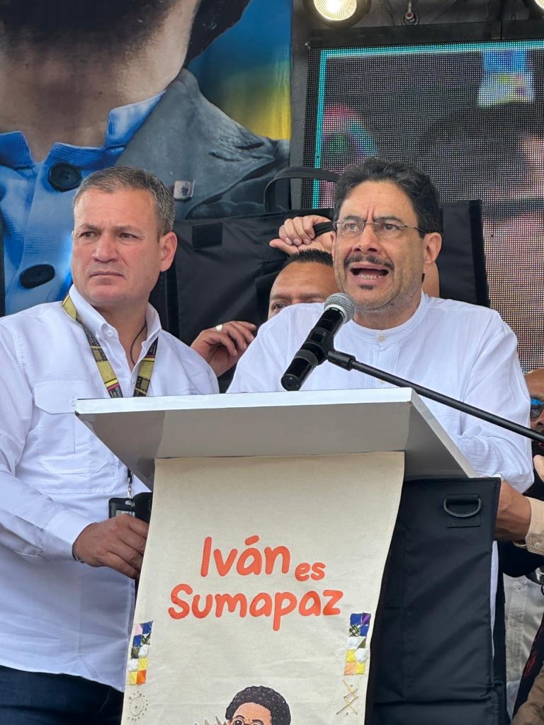 Iván Cepeda en Fusagasugá este sábado 18 de abril.