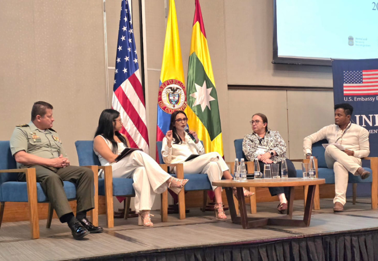 Procuradora María Fernanda Rangel hablando de explotación sexual.