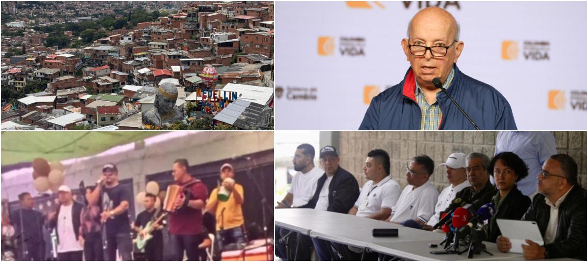 Parranda vallenata en la cárcel de Itagüí.