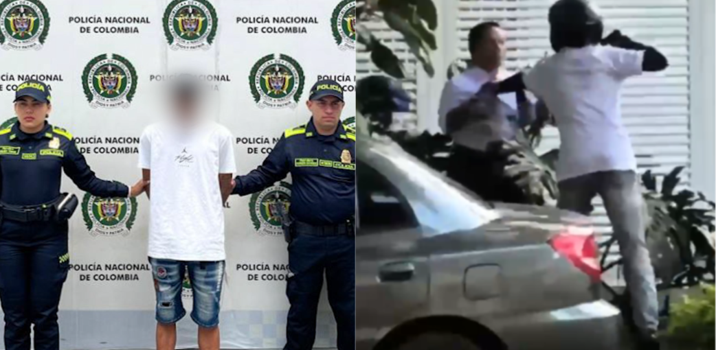 El joven capturado por violento robo a un padre frente a su hija de 4 años en Cali.