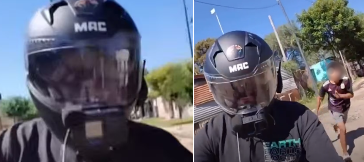 Intento de robo a creador de contenido.