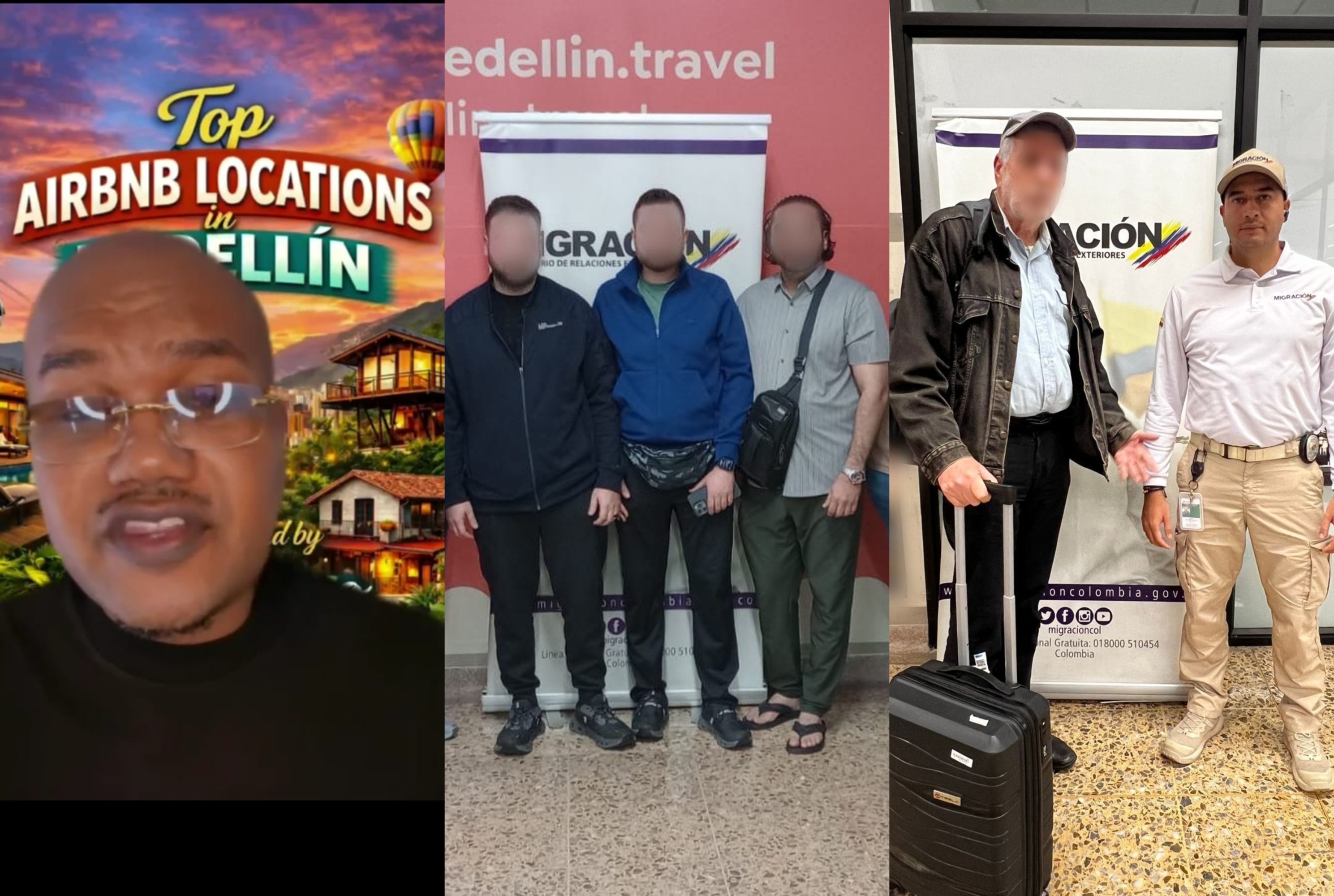 Ciudadanos extranjeros inadmitidos en Colombia tras encontrarse bajo sospecha de turismo sexual.