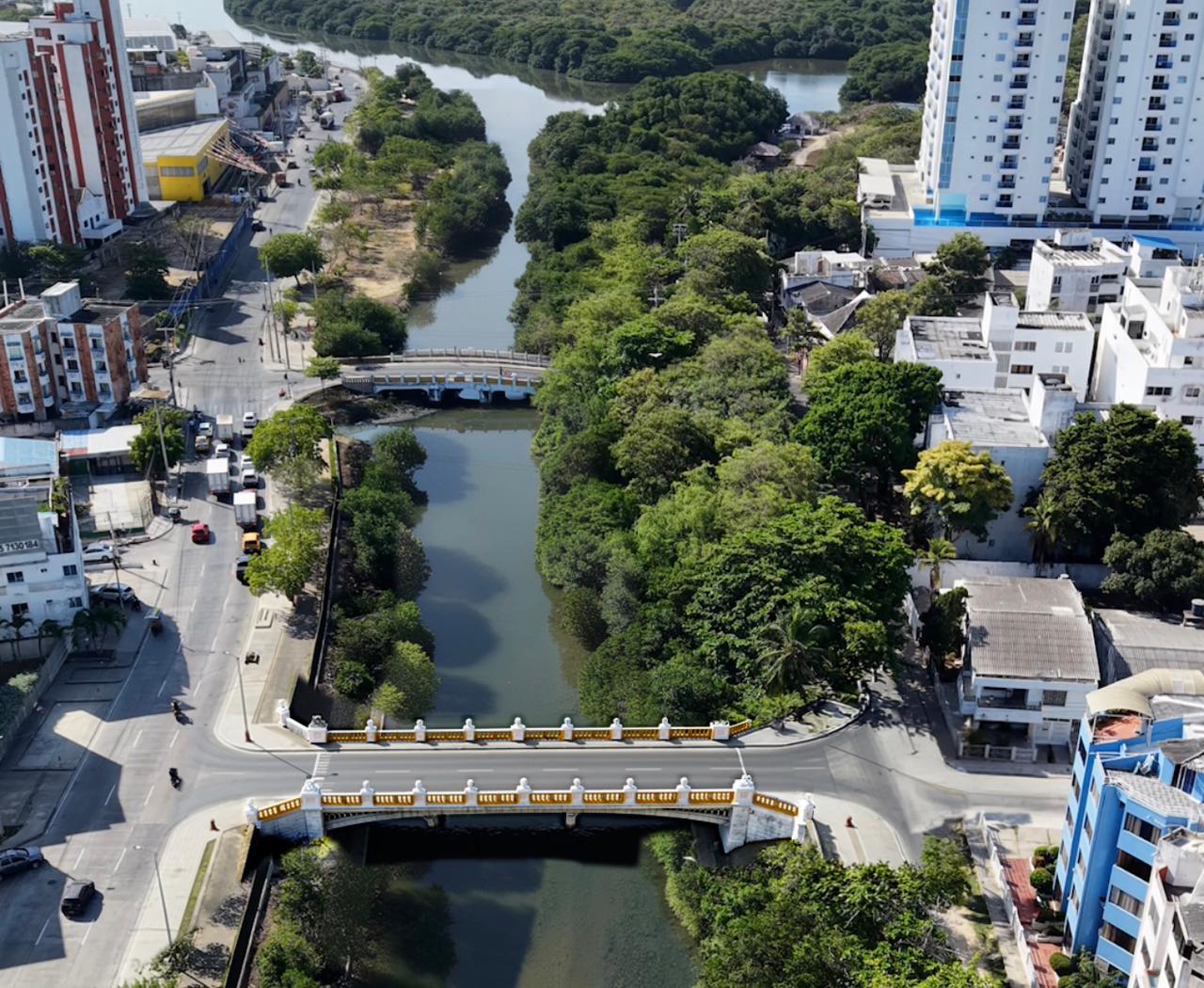 Nuevo puente Cartagena, Manga.