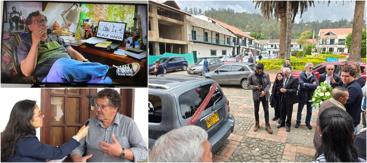 Augusto Bernal, crítico de cine fallecido, fue despedido en Jenesano, Boyacá.