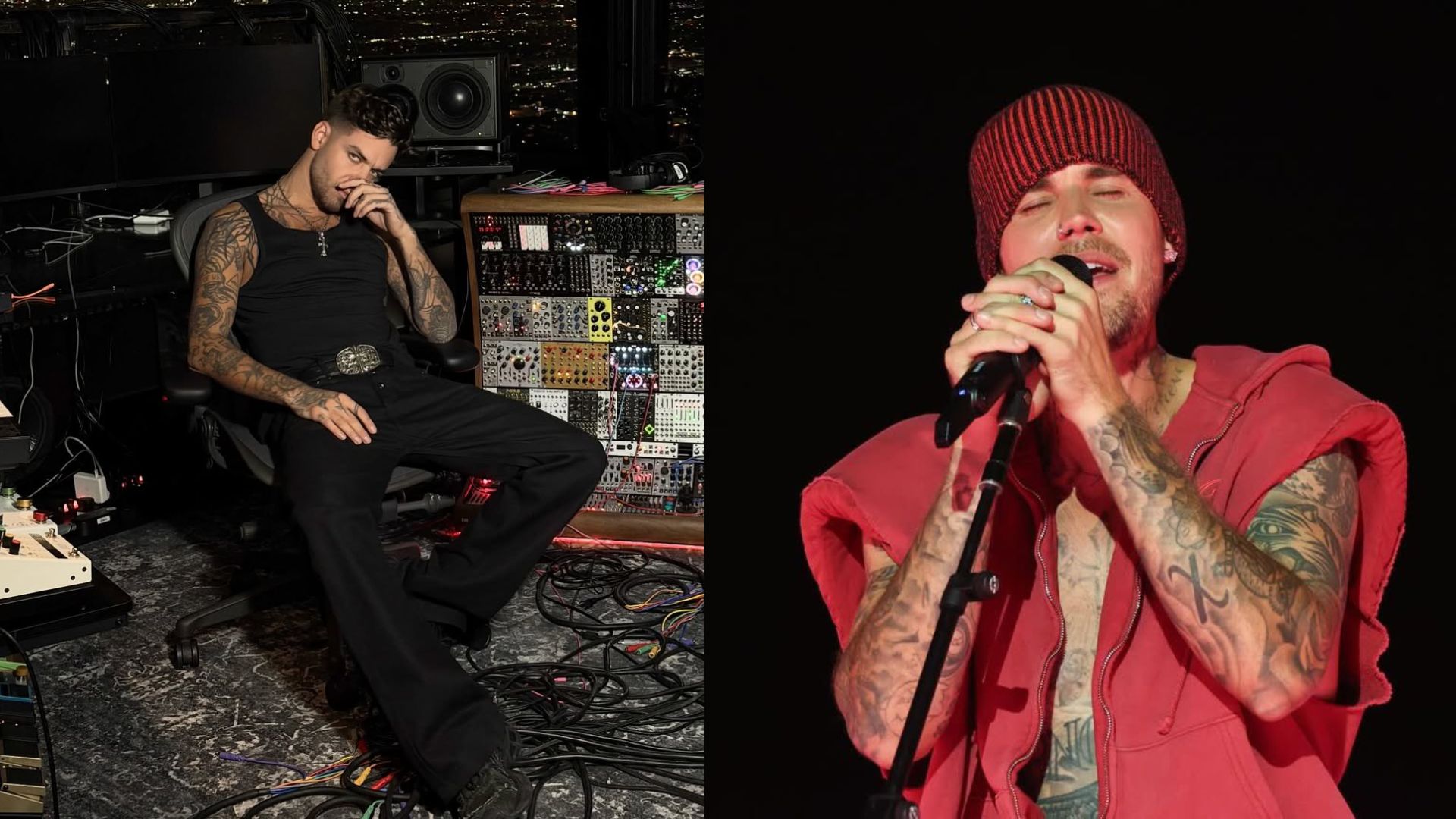 Anyma y Justin Bieber.