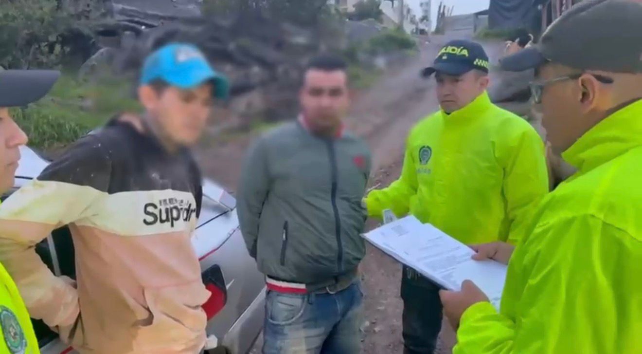 Lugar donde fue hallado el cuerpo de Johan Arias Espinel, en la vereda Tusavita, en Ubaté (Cundinamarca).