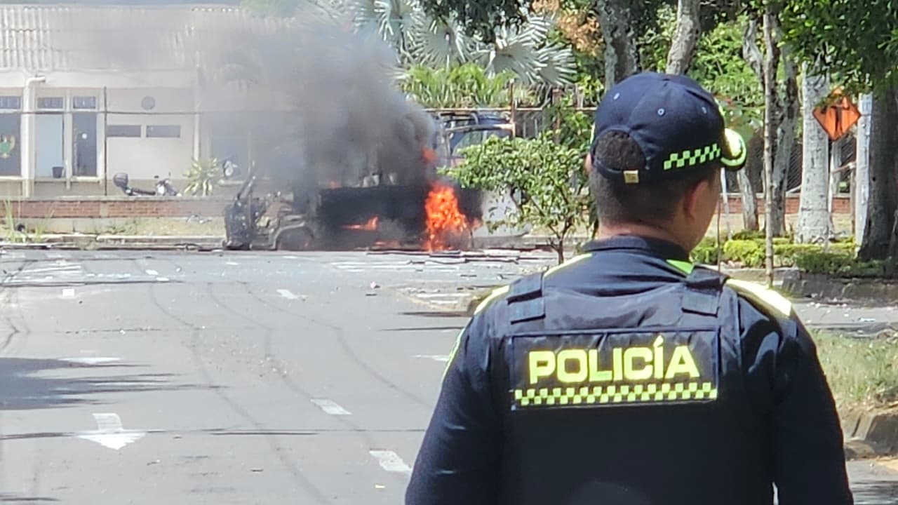 Explosión en la Tercera Brigada de Cali.
