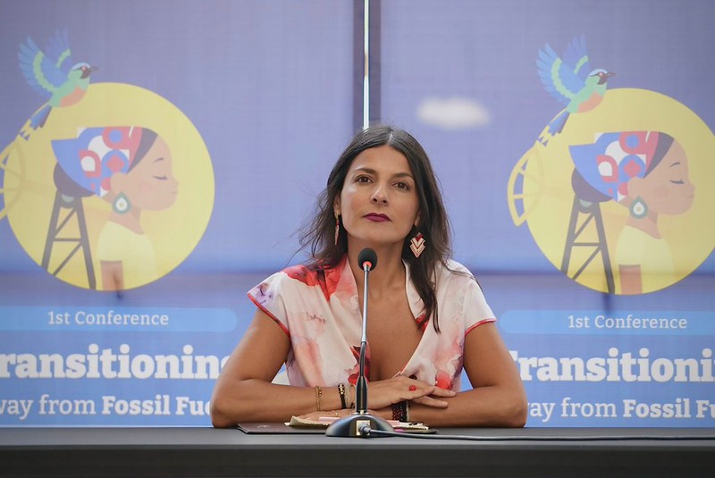 Irene Vélez, ministra (e) de Ambiente.
