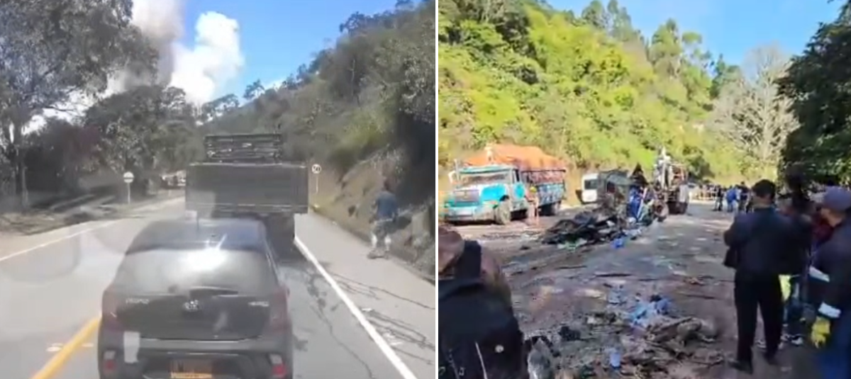 Video del momento exacto del atentado en Cauca.