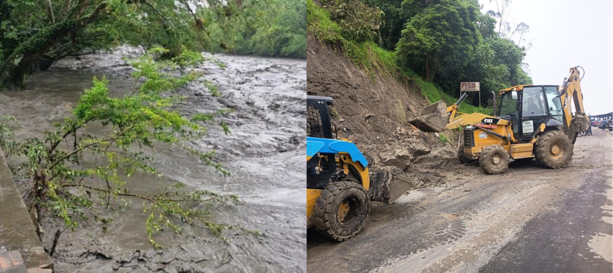 Estos son los 17 puntos críticos que hay en Cundinamarca por lluvias torrenciales en el departamento