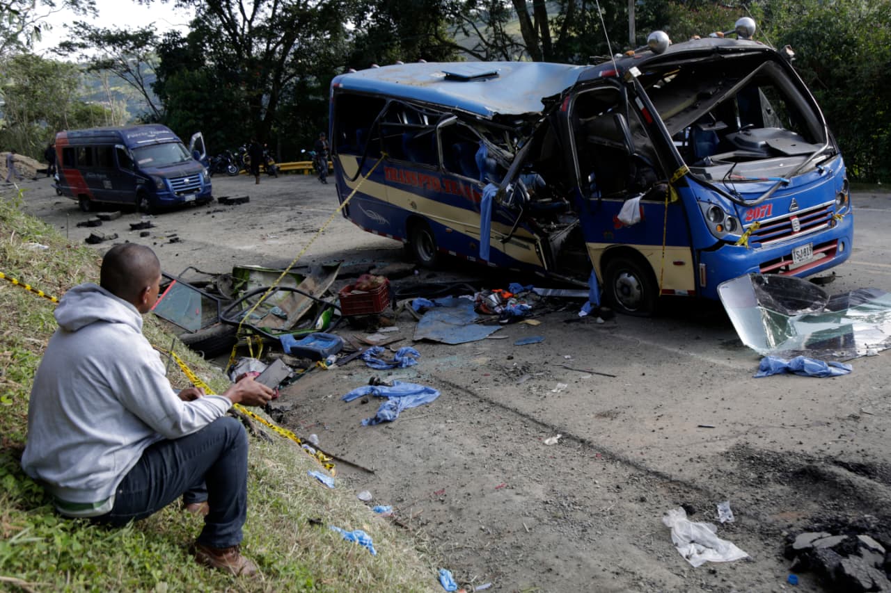 Atentado en la vía Panamericana, el 25 de abril de 2026.