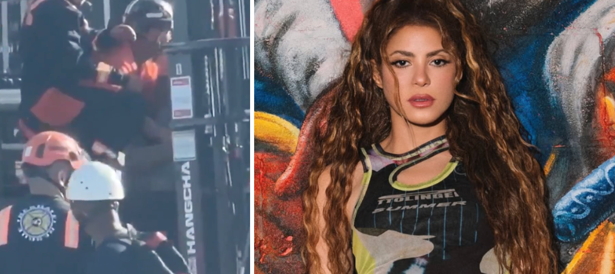 Accidente en concierto de Shakira