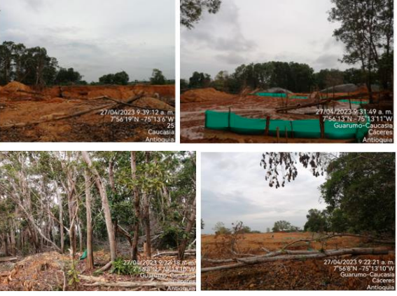 Mina La Mandinga ubicada al lado del Batallín de Infantería Rifle 31.