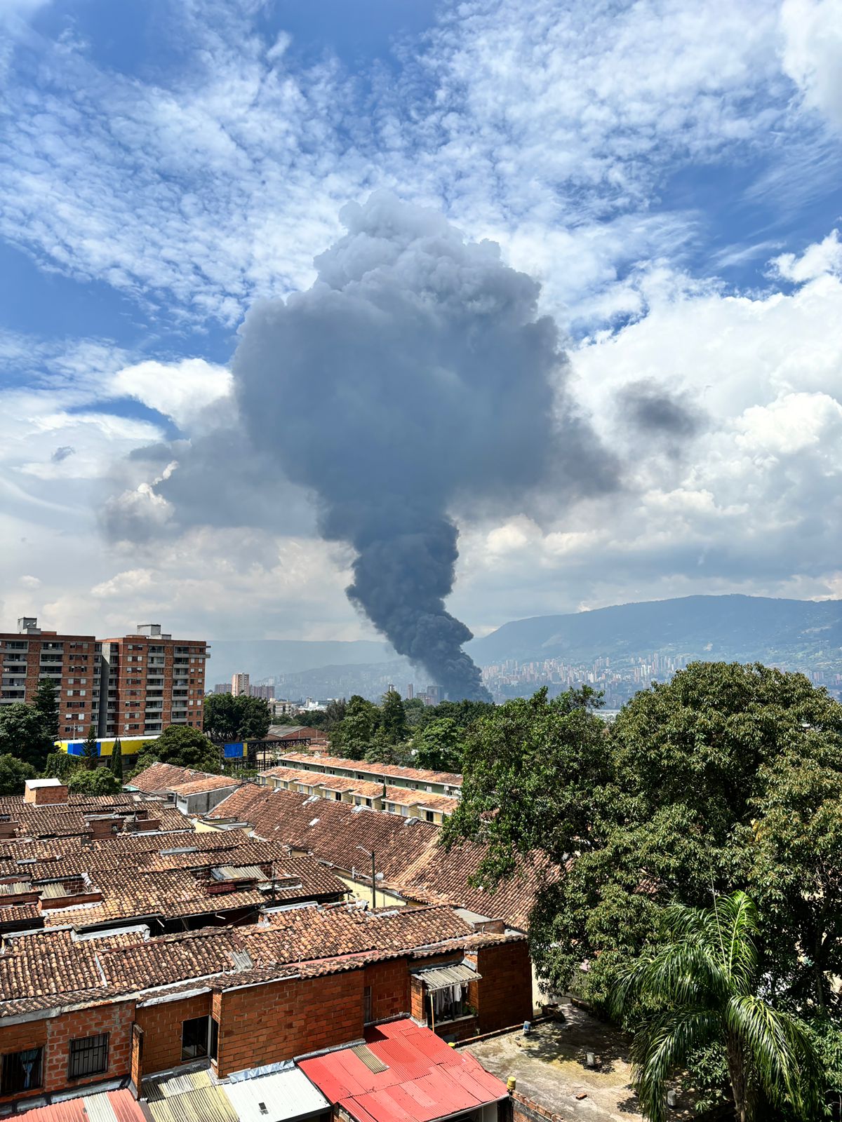 Incendió en Itagüí.