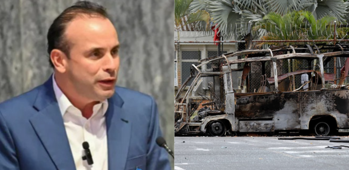 El alcalde de Cali, Alejandro Eder. La buseta bomba del pasado 24 de abril contra el cantón militar del Batallón Pichincha, en la Tercera Brigada