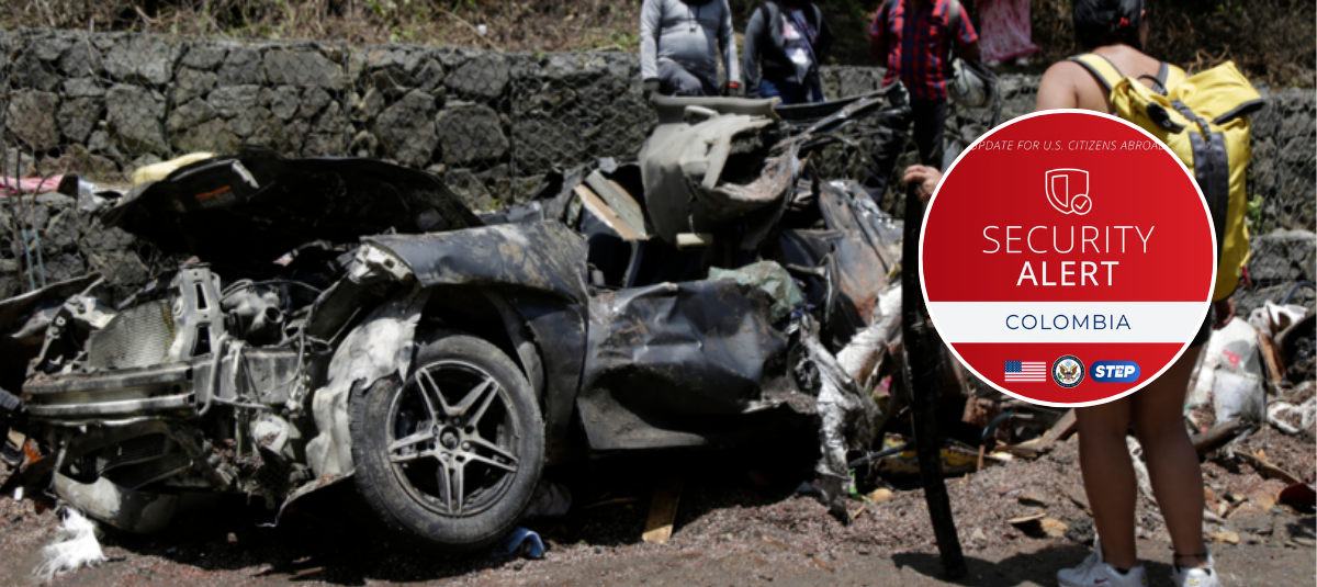 Estados Unidos emitió una alerta de seguridad por ataques en el Cauca y Valle del Cauca