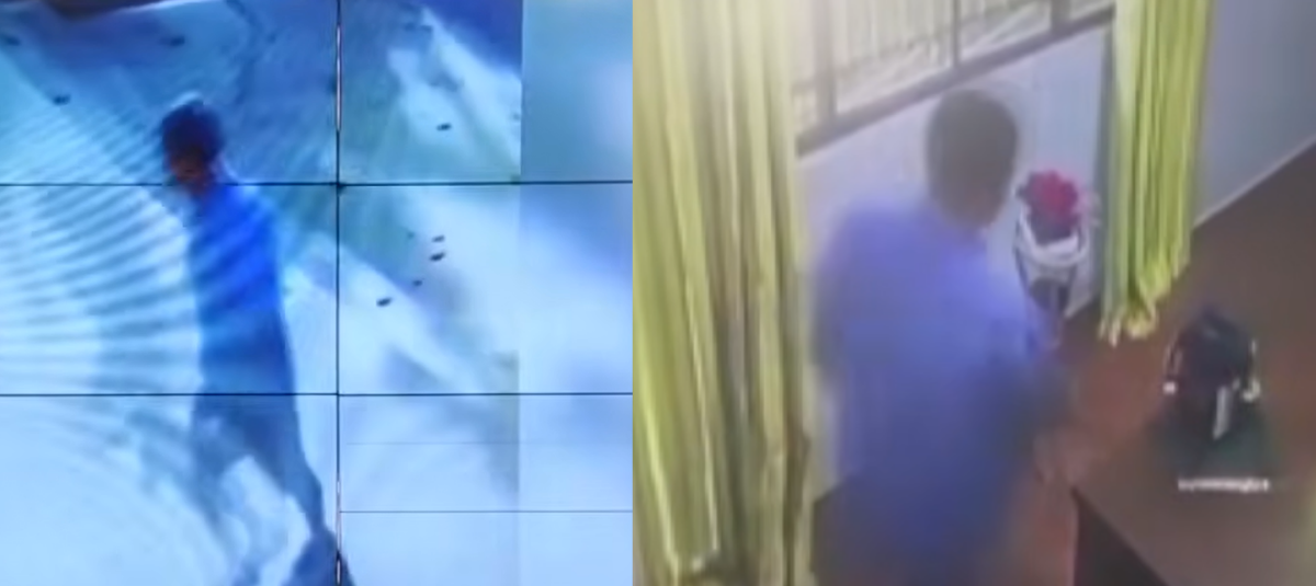 El hecho quedó registrado en cámaras de seguridad.