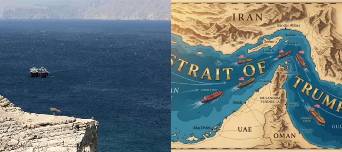 Estrecho de Ormuz. Presidente Donald Trump lo renombró.