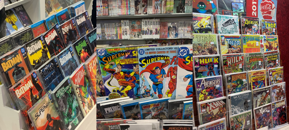 Colección de clásicos de Marvel y DC: desde la era dorada de los cómics hasta ediciones modernas de lujo.