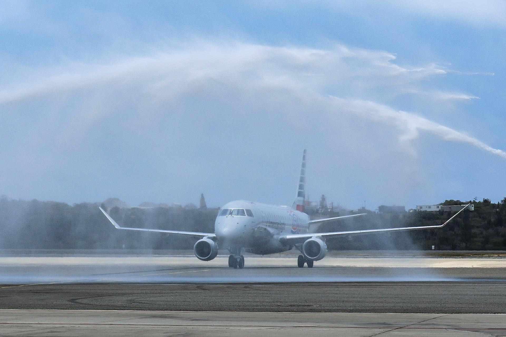 Vuelo de Estados Unidos a Venezuela, el primero tras la suspensión en 2019.