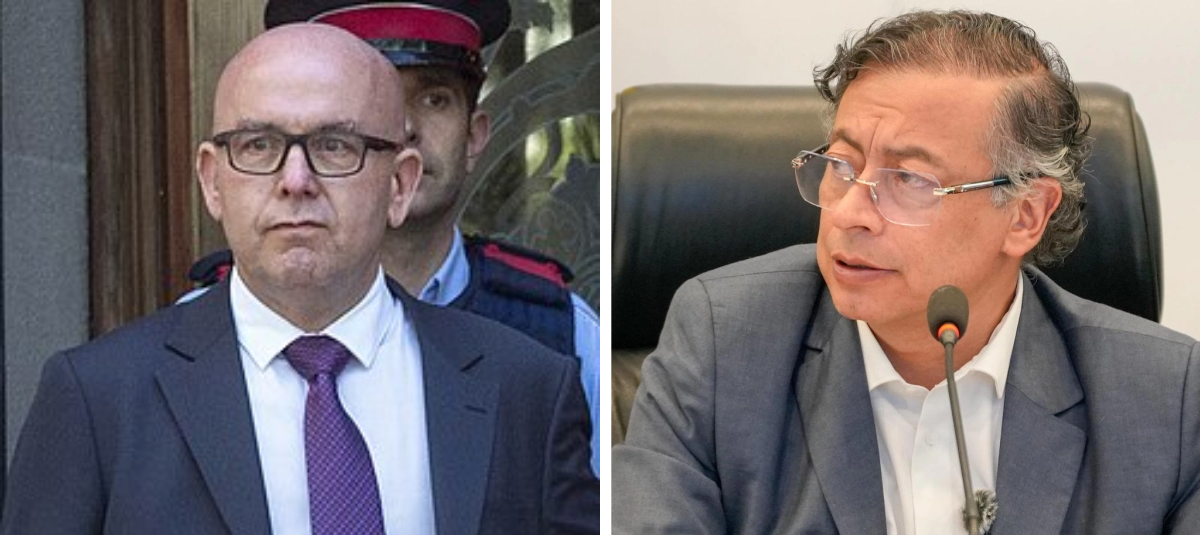 Gonzalo Boye y Gustavo Petro.