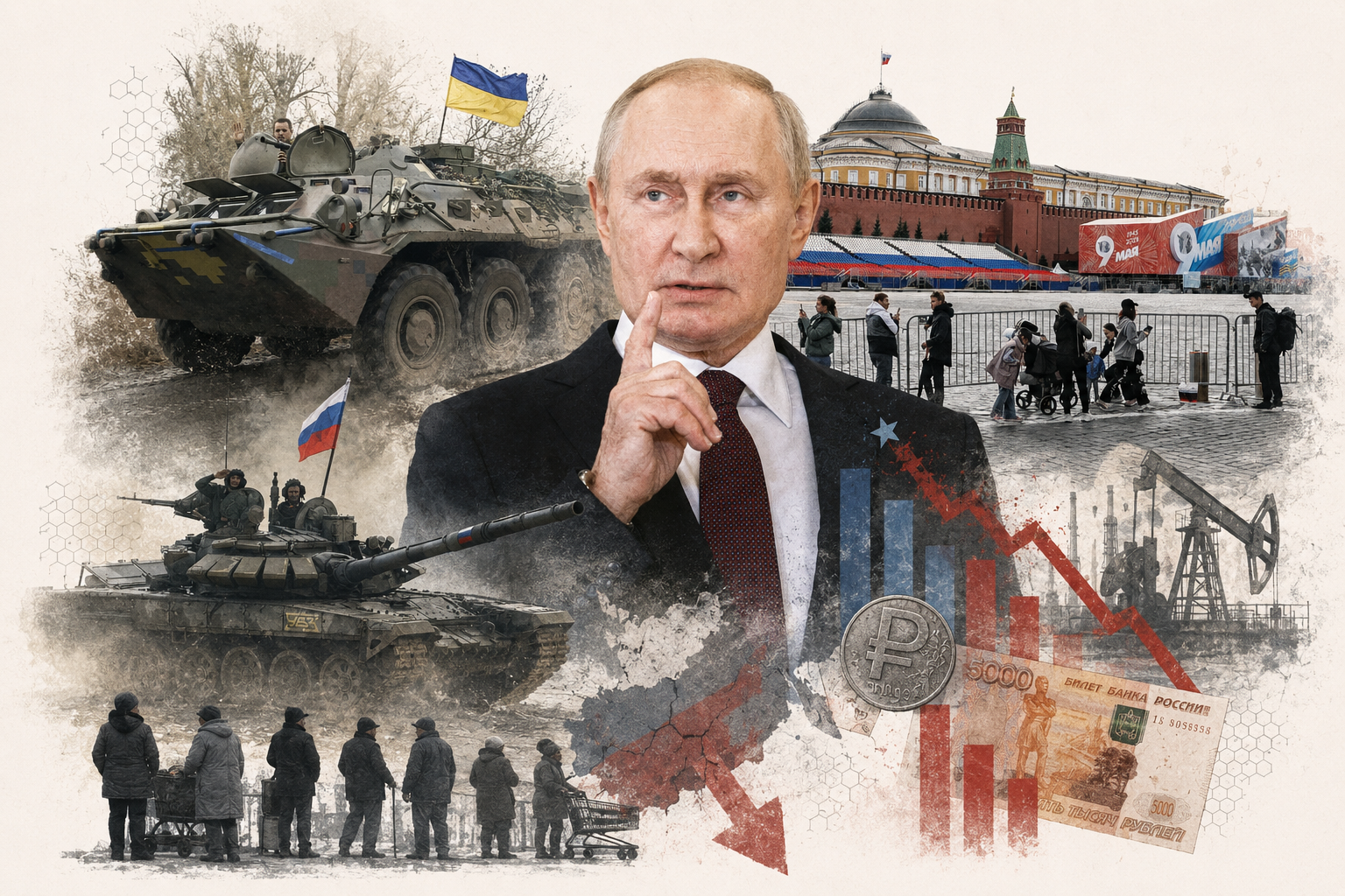 collage putin ucrania
