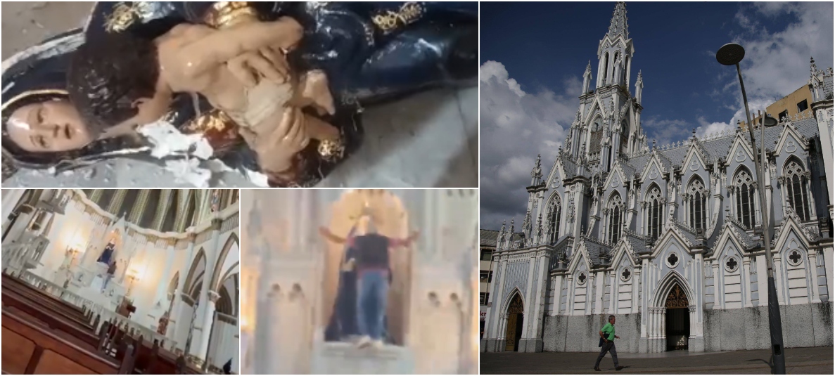Alias ​​​​Rasputín, Cali'nin merkezindeki La Ermita kilisesindeki mülklerin ve kültürel öneme sahip mirasın yok edilmesinin arkasındaki yüz