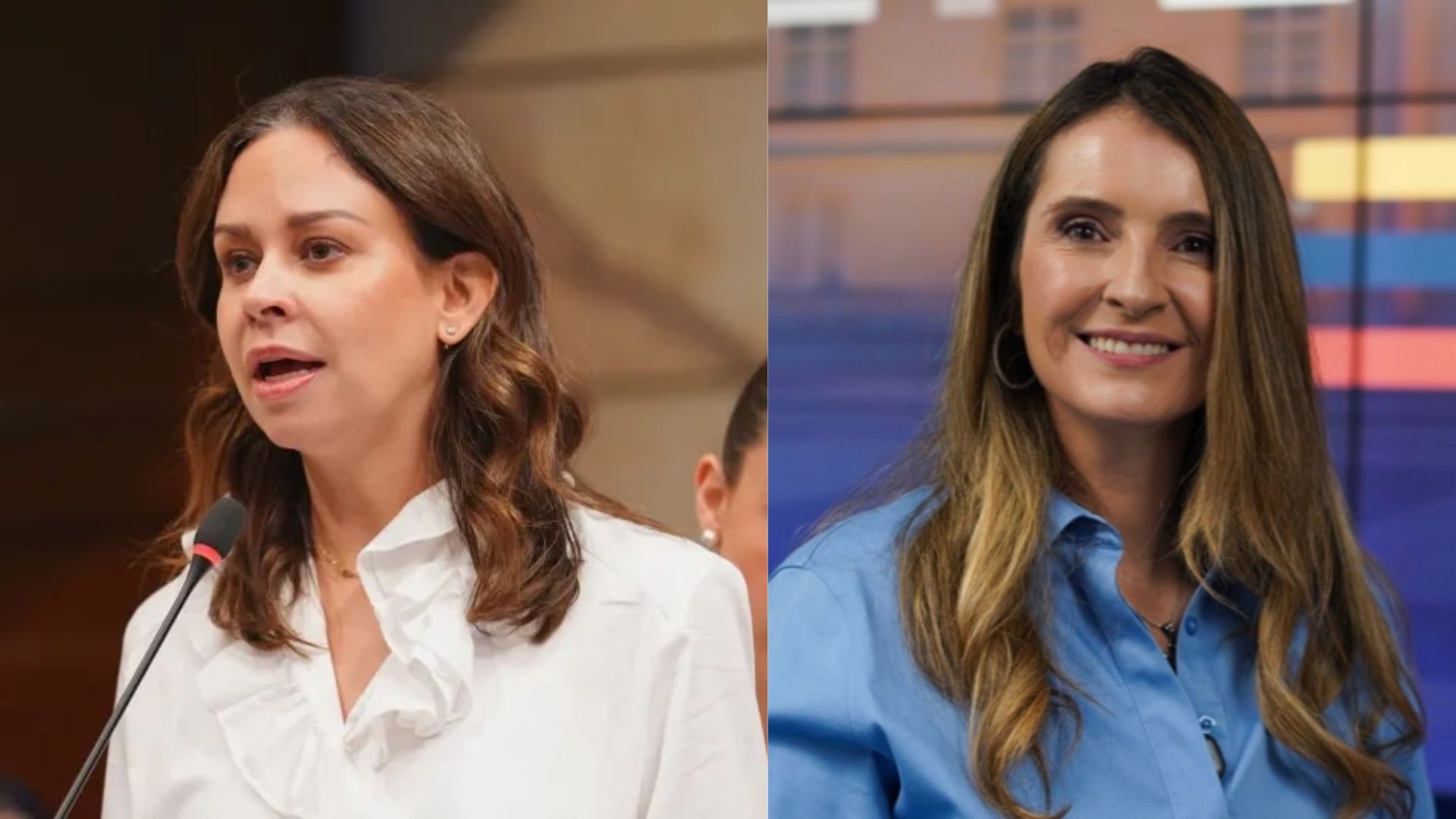 María Claudia Tarazona y Paloma Valencia.